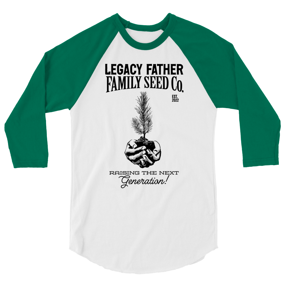 Legacy Father Family Seed Co. 3/4 sleeve raglan shirt